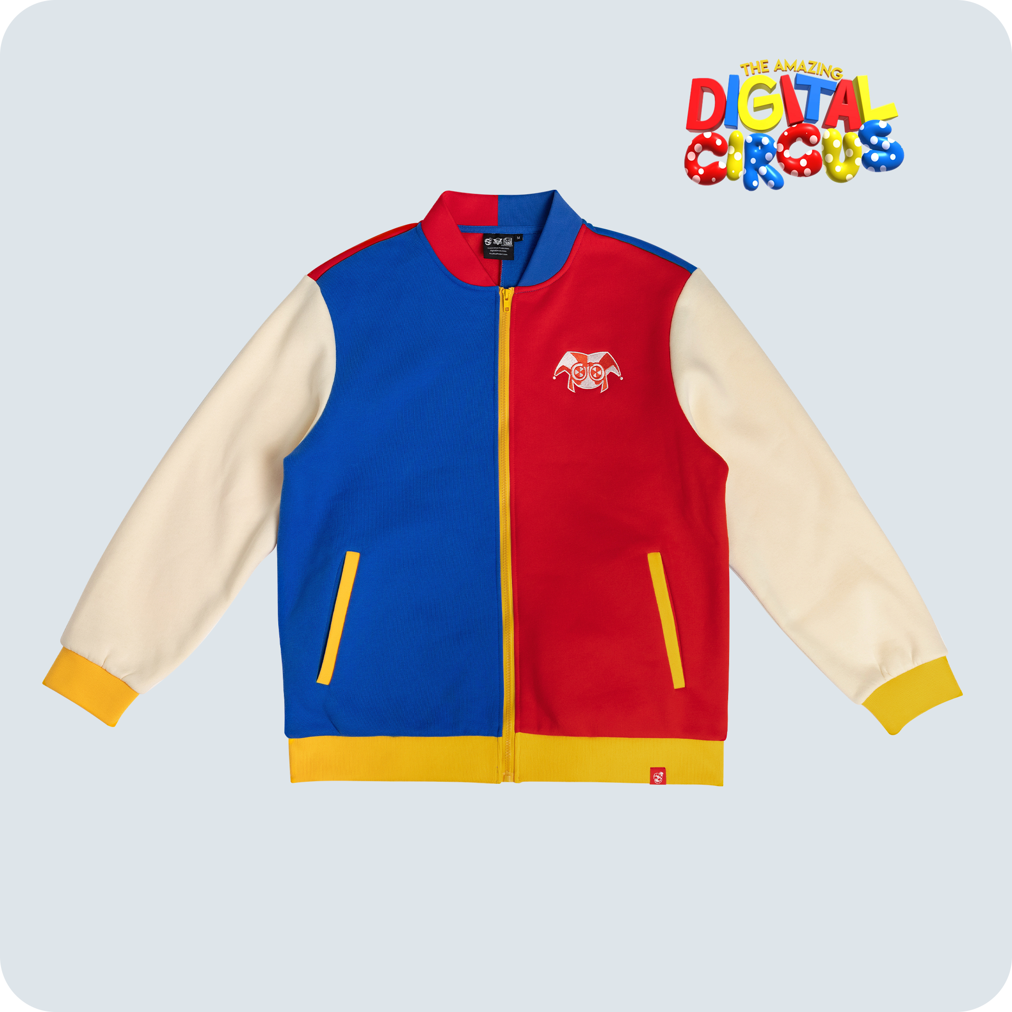 Pomni Embroidered Jacket for Fans | Unisex Cotton Blend | Anna Sorsby Art