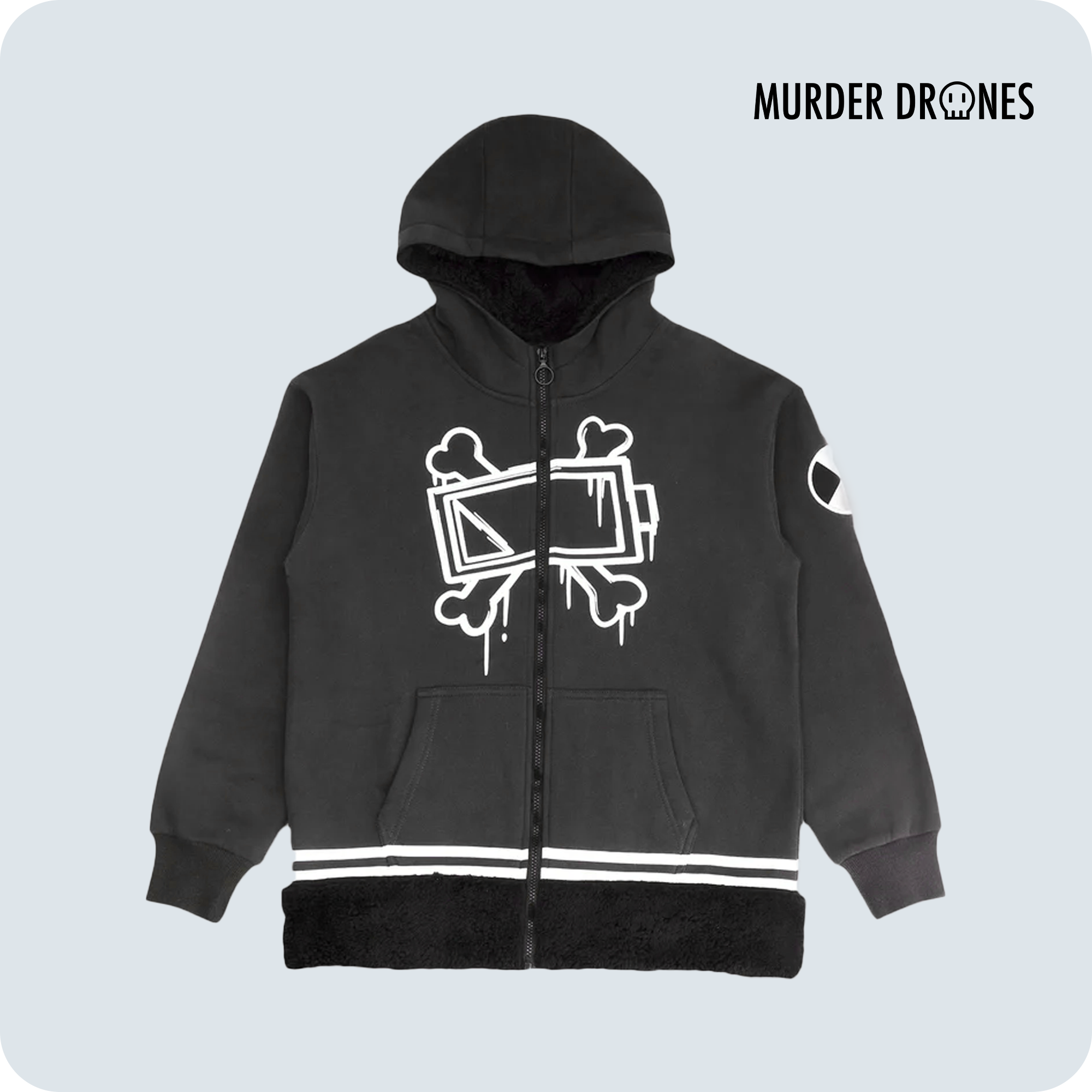 Edgy Unisex Cotton-Polyester Jacket | Uzi Style