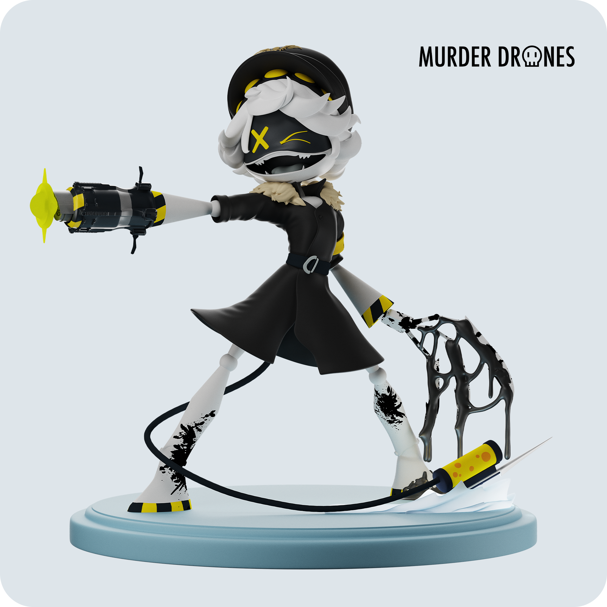 Serial Designation N PVC Statue - 6.5 Inch Murder Drones Collectible