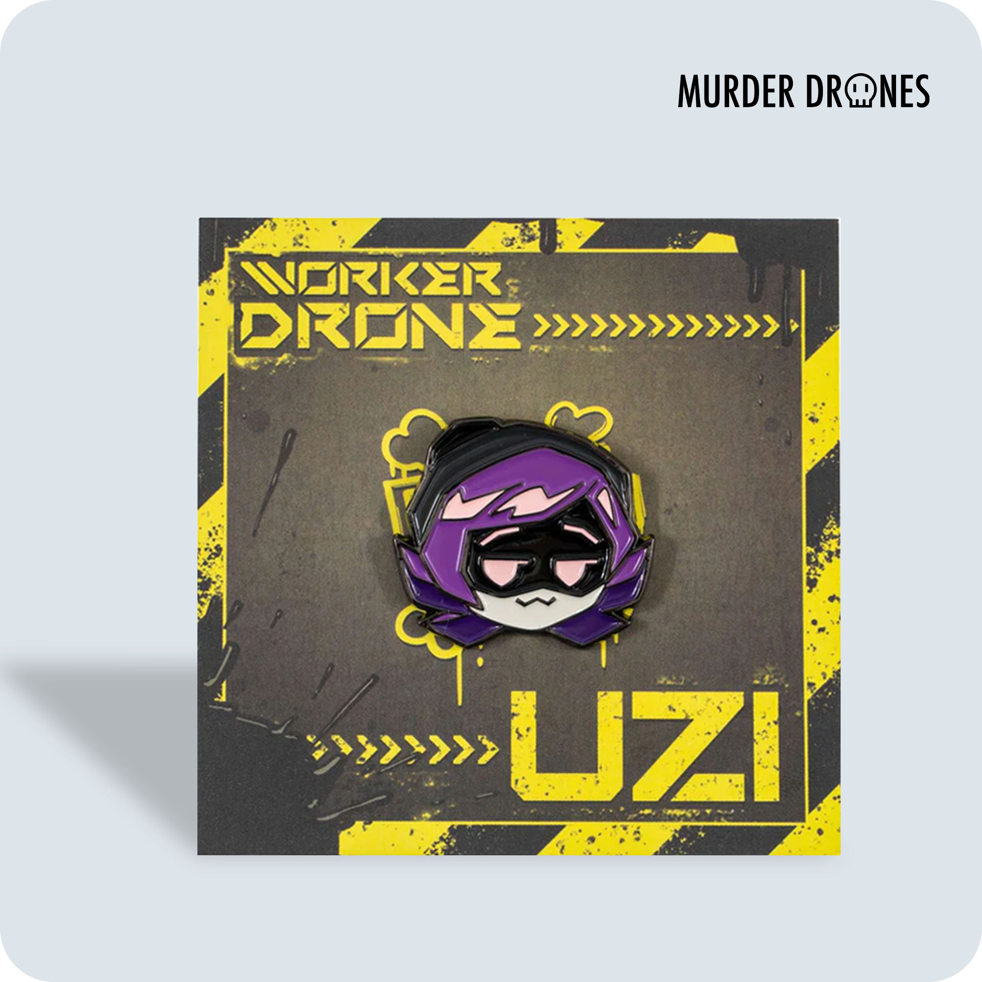 Uzi Pin - 1" Zinc Alloy Enamel Pin | Anime & Manga Collectible