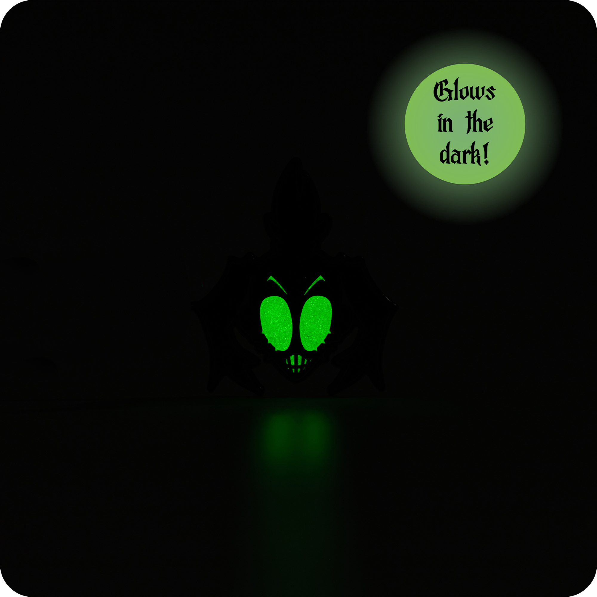 Glow in the Dark Mel Pin | Smiling Dead Collection | Enamel & Zinc Alloy