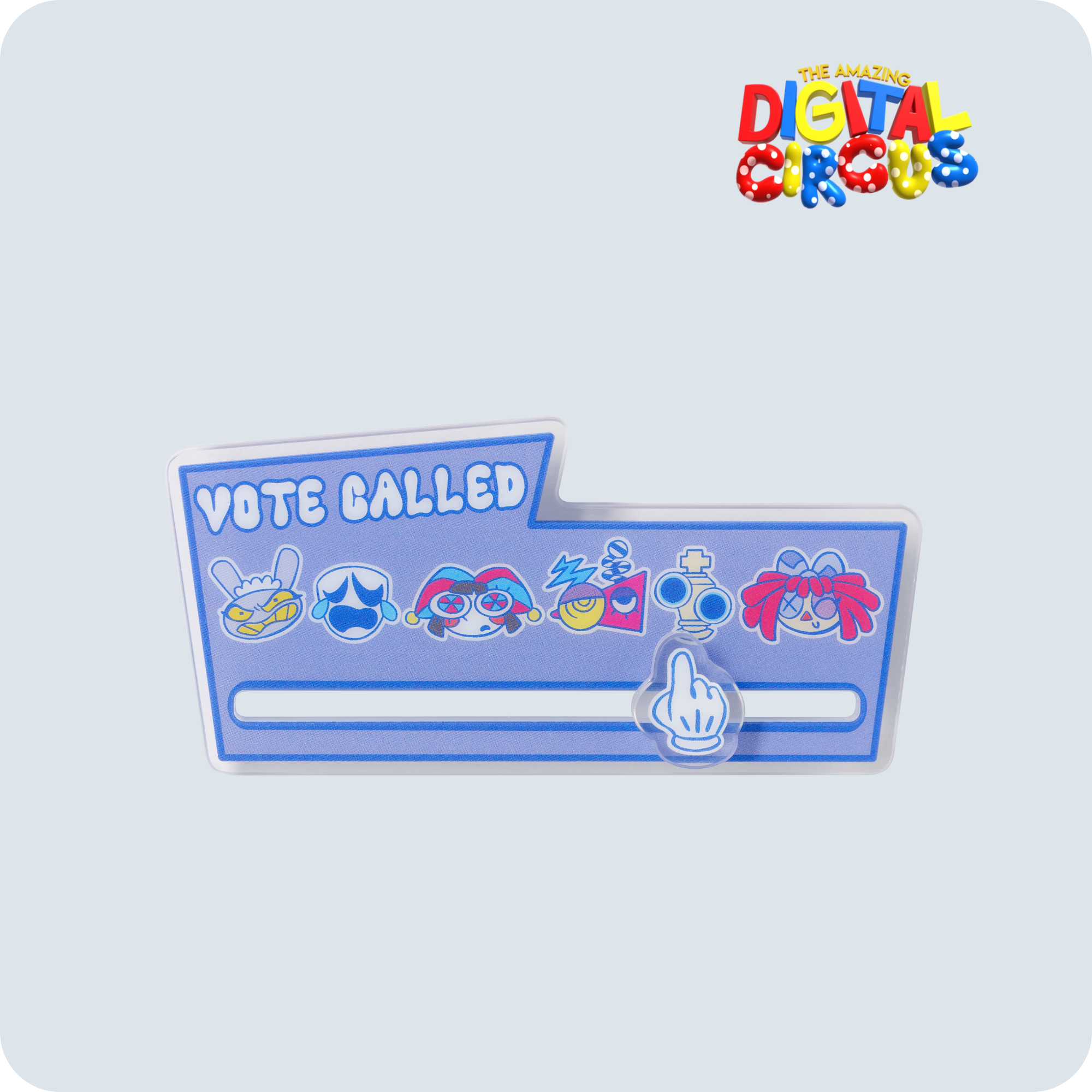 Adjustable Sliding Vote Pin for Mood Expression | Angelica Zhang Design