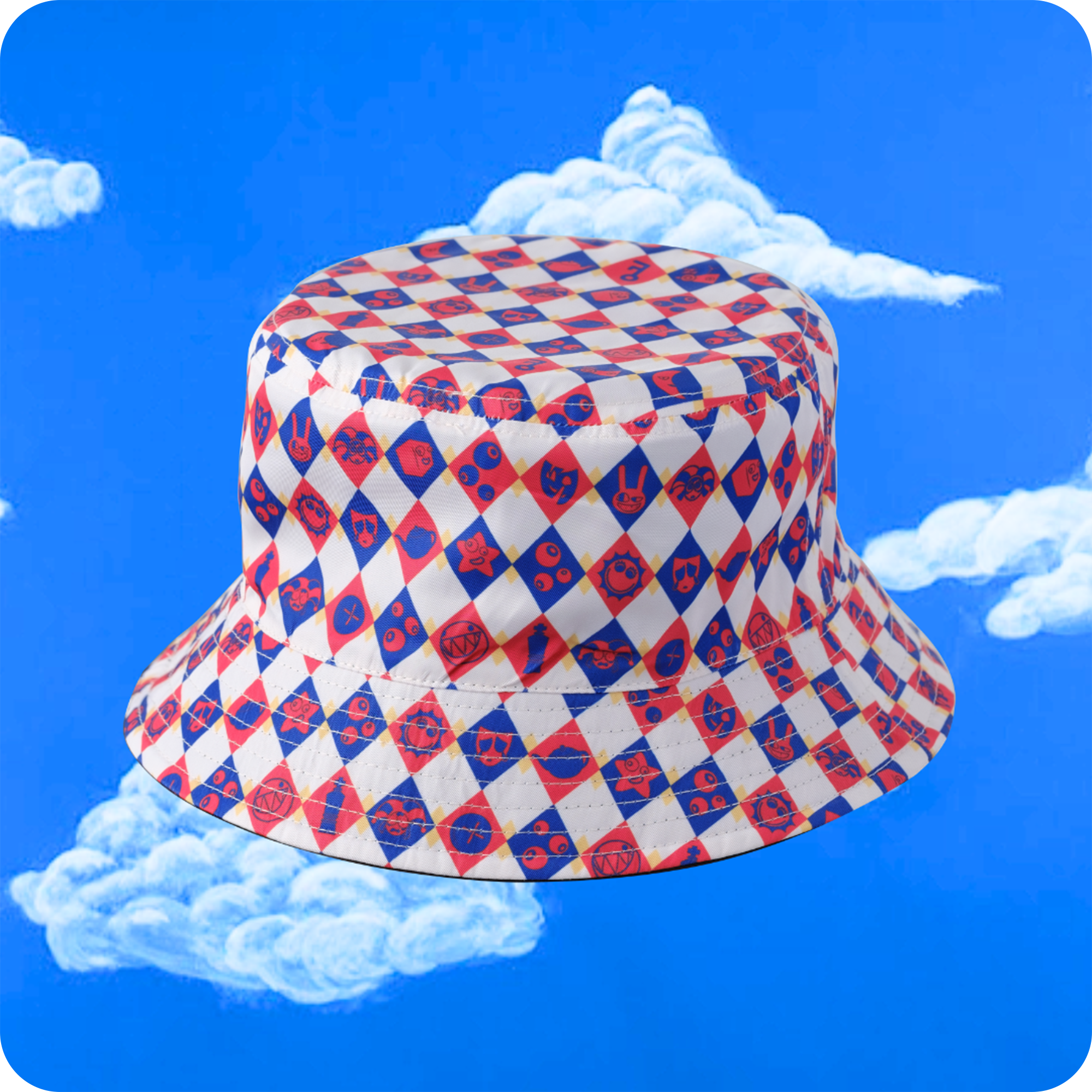 Reversible Bucket Hat for Men & Women | Digital Circus Cotton Blend