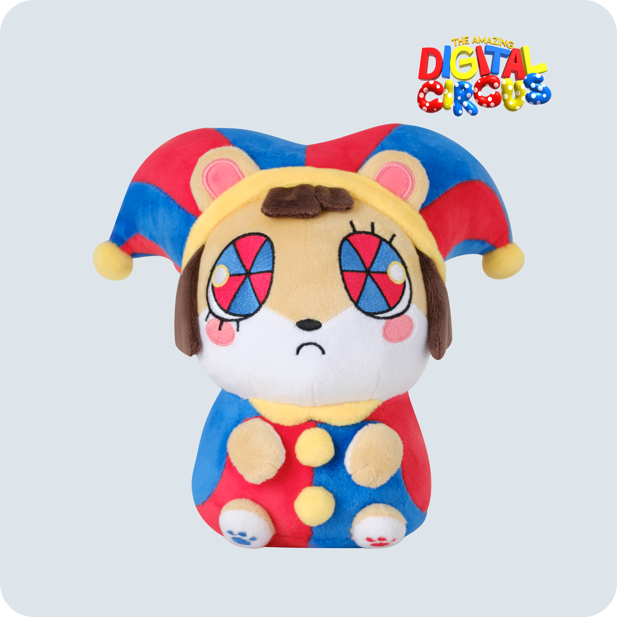 Pomni Hamster Plush Toy | Soft & Cuddly 8-inch Stuffed Animal | Mosspuppie
