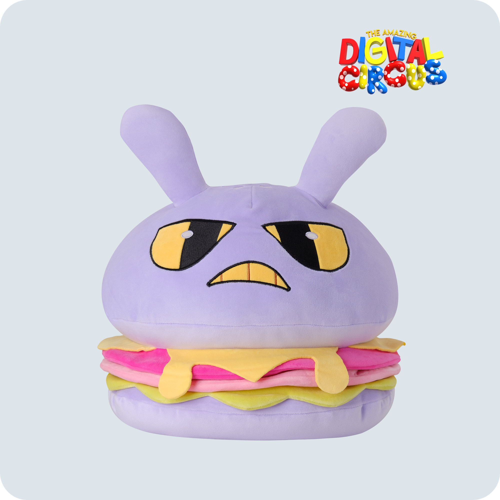 Jax Burger Plush Toy with Sesame Seeds & Toe Beans | Mosspuppie