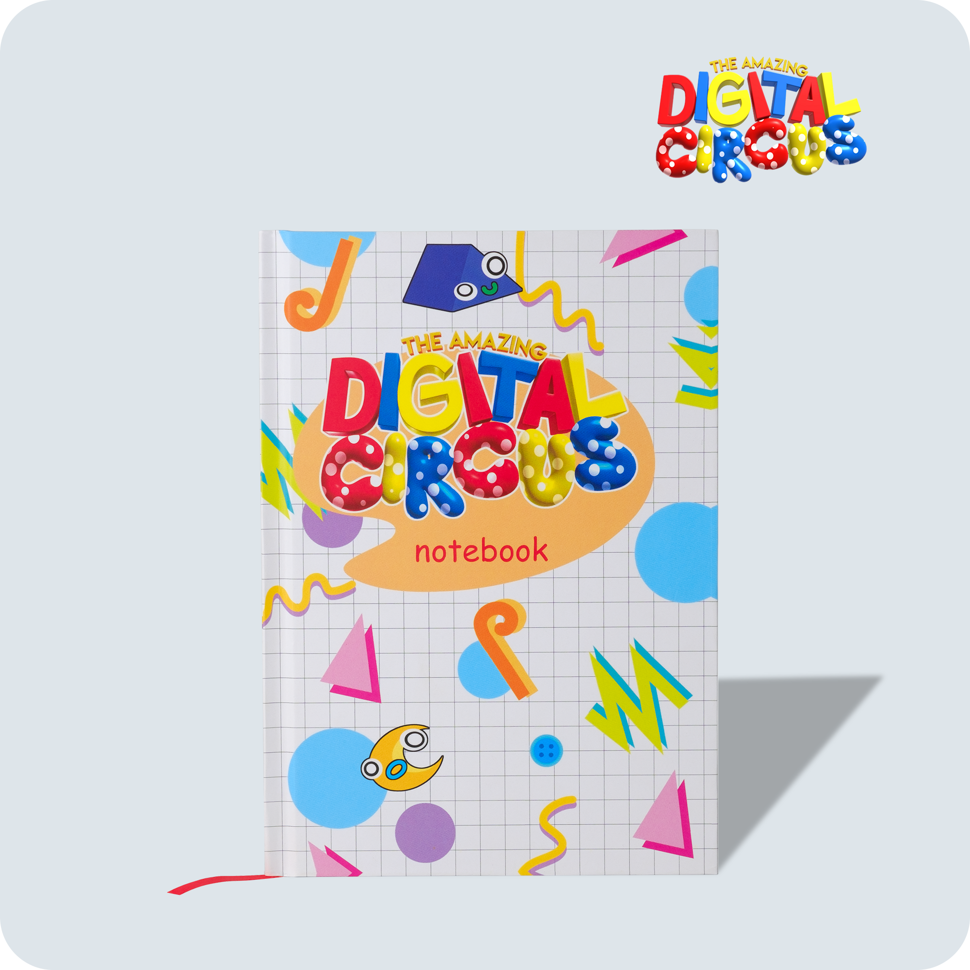Digital Circus Notebook with Flip-Through Animation | 100 Ruled Pages