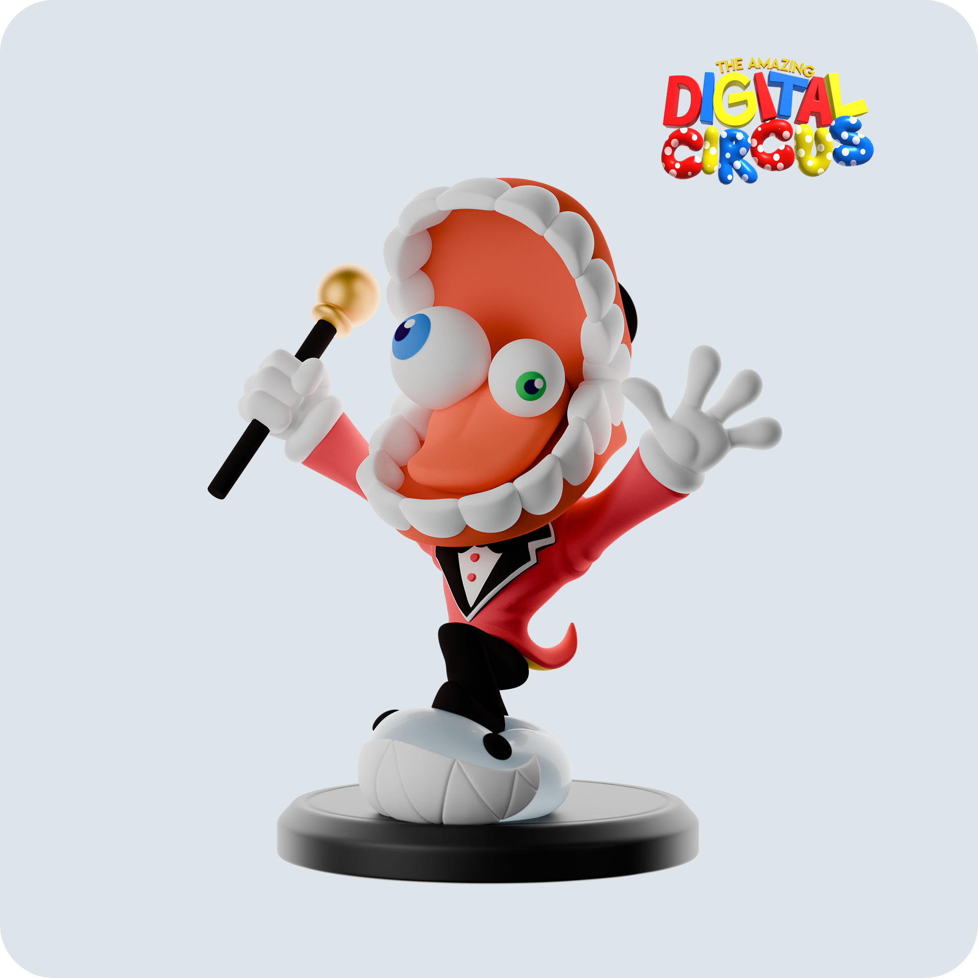 Caine Animatez PVC Figurine - 4.5" Collectible | Matt Gaglione Design