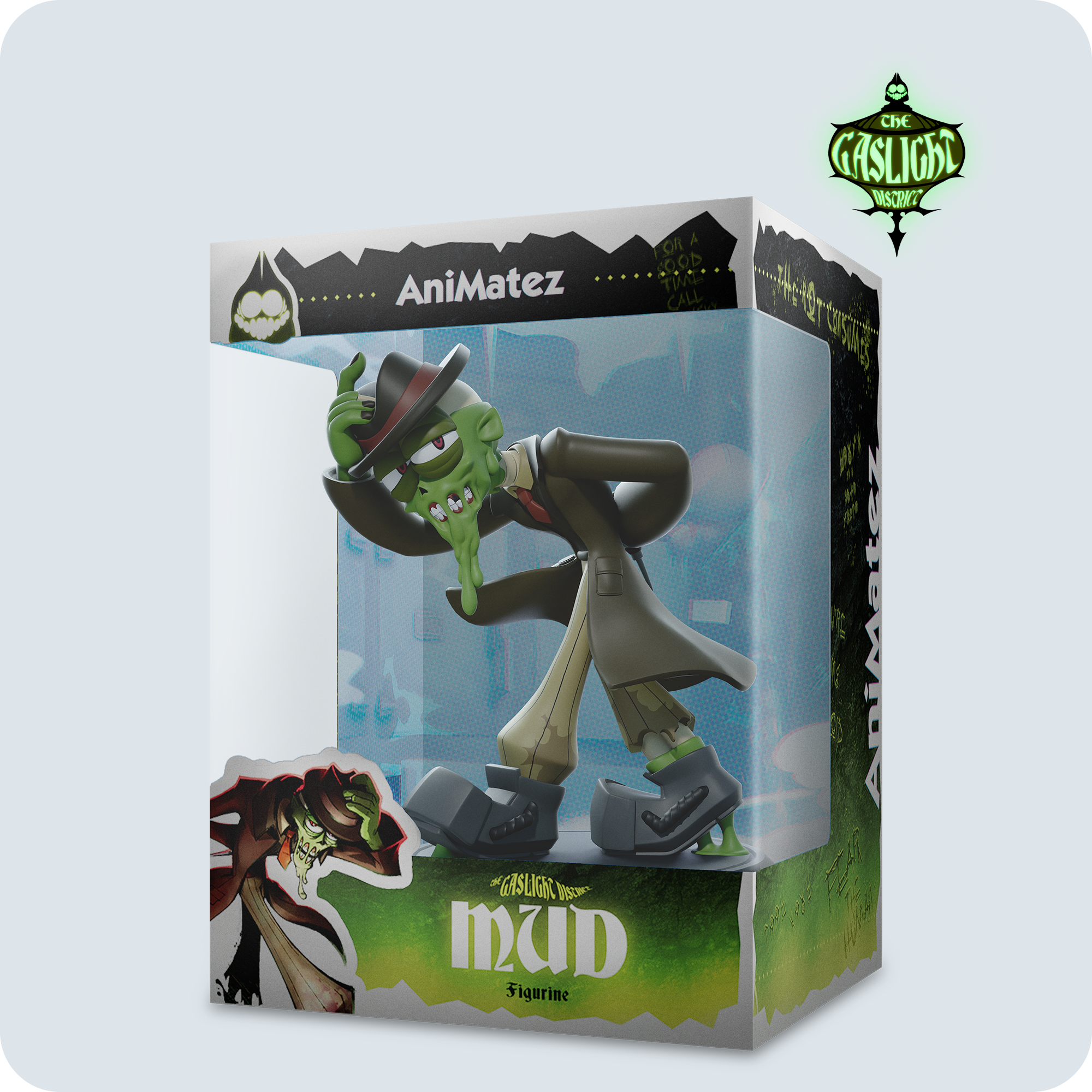 Mud Animatez PVC Action Figure | 4-Inch Collectible by Mansize Meatballs