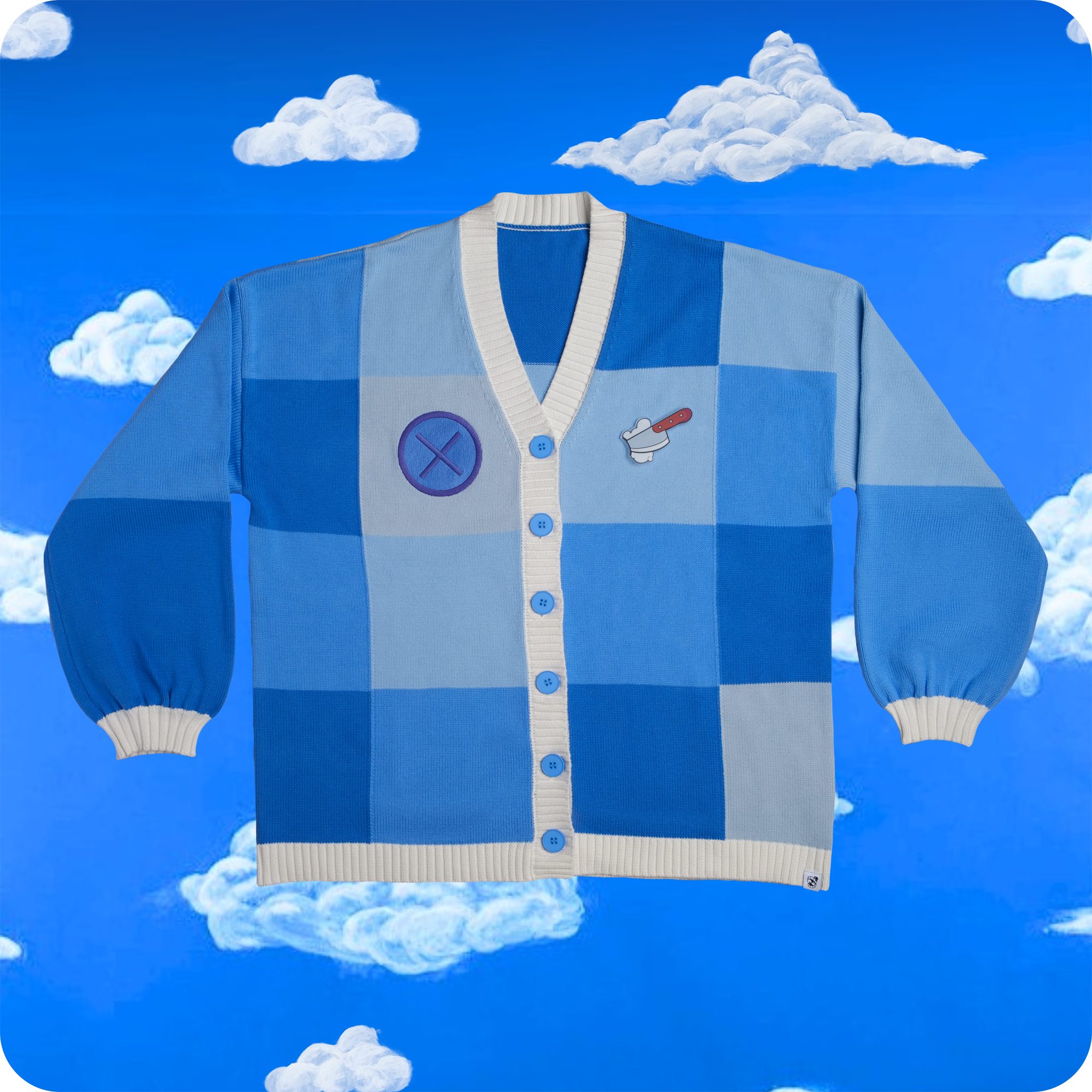 Comfy Cotton Cardigan with Knife Pin | Ragatha Unisex Fit