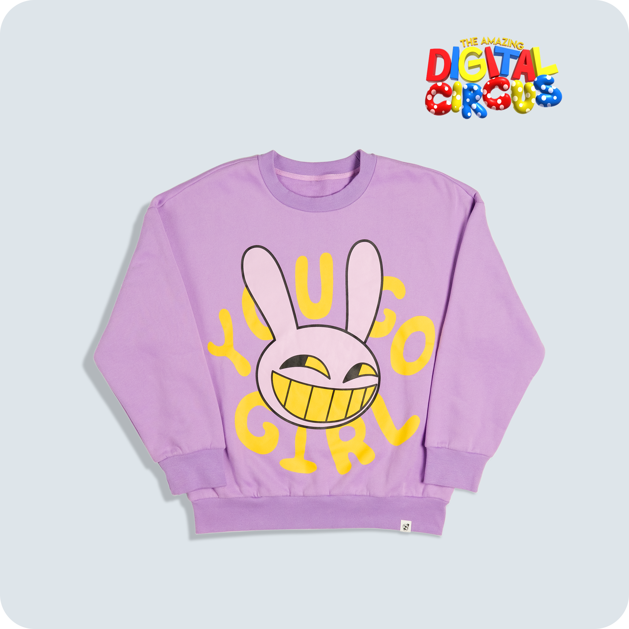 Jax Quote Sweater | Unisex Cotton-Polyester Jumper in Blue & Purple
